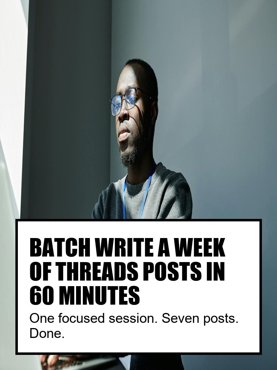 how to batch write threads posts